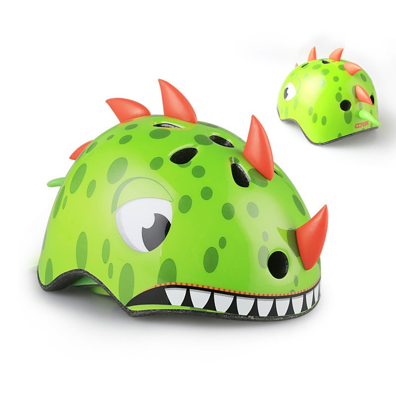 Generic Kids Cartoon Bike Helmet for Cycling Little Dinosaur 
