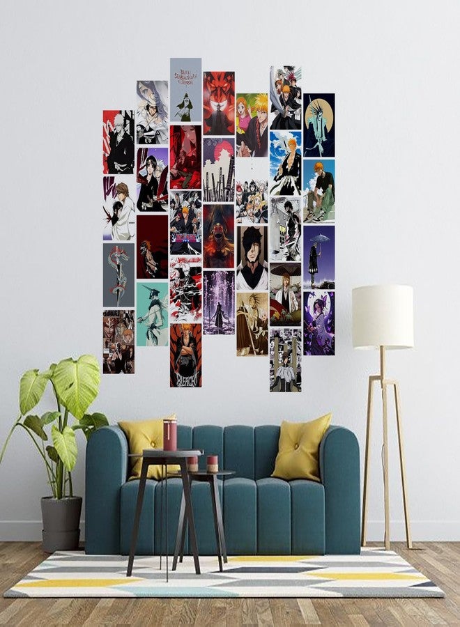 Kitty Cat® Bleach Anime Aesthetic Wall Collage Kit || 30 Unique Poster Set Free Tape, 4x6in Each, Posters: Dorm, Hostel Essential, Aesthetic Room Decor (Bleach) - Image 4