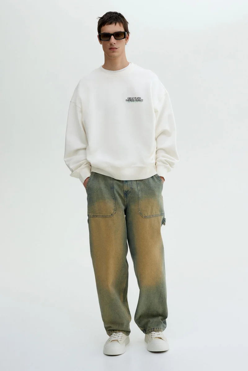 H&M Oversized Fit Printed sweatshirt