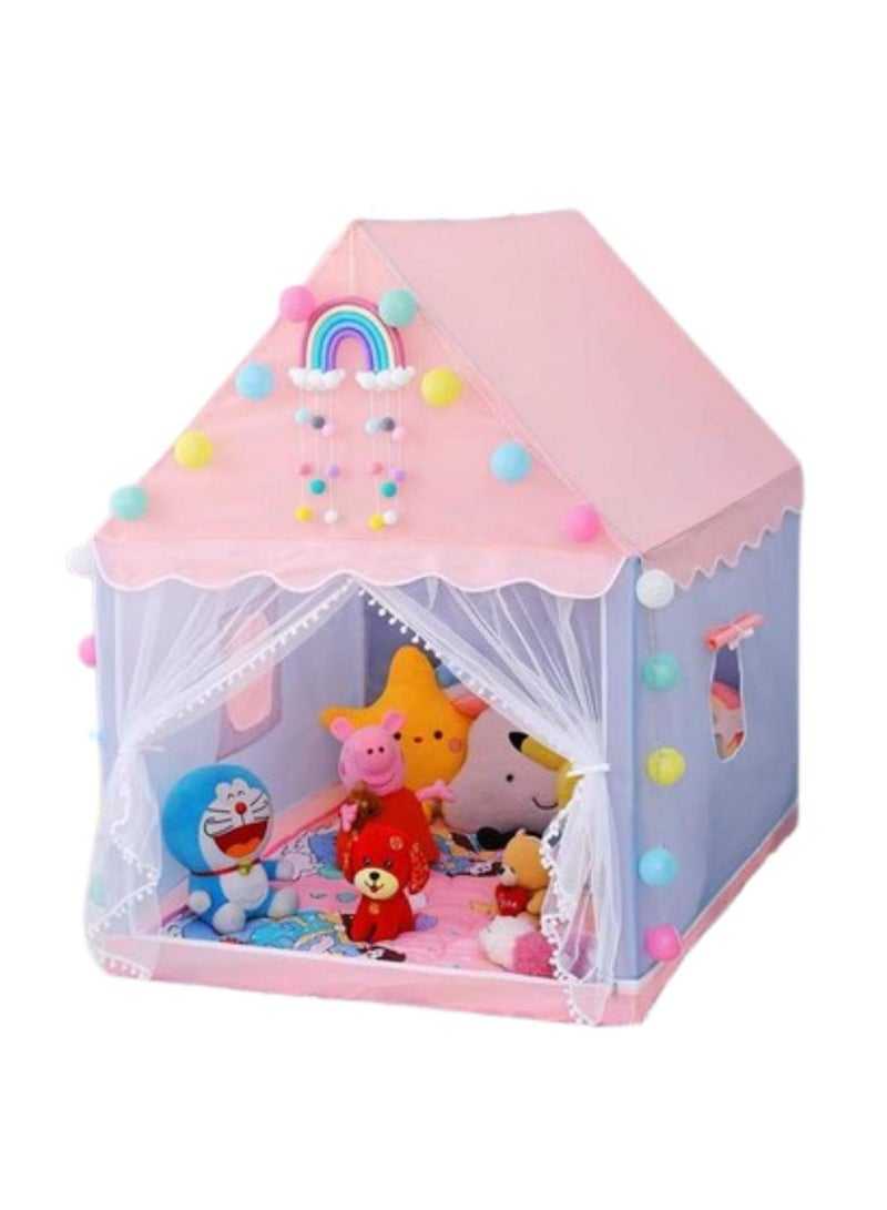 المنزل الذكي خيمة منزلية ذكية للأطفال للعب والنوم وديكور حفلات أعياد الميلاد وخيمة منزلية للأولاد والبنات وخيمة داخلية وخارجية (خيمة منزلية) - Image 1