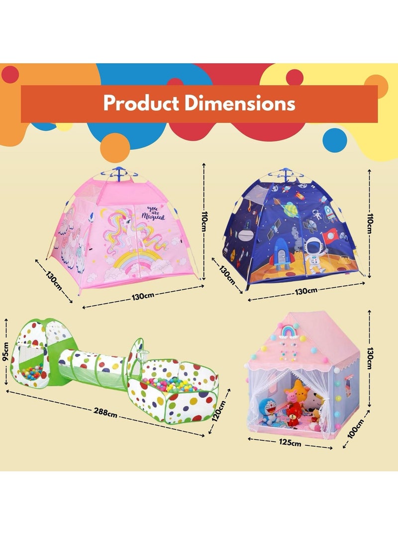 المنزل الذكي خيمة منزلية ذكية للأطفال للعب والنوم وديكور حفلات أعياد الميلاد وخيمة منزلية للأولاد والبنات وخيمة داخلية وخارجية (خيمة منزلية) - Image 2