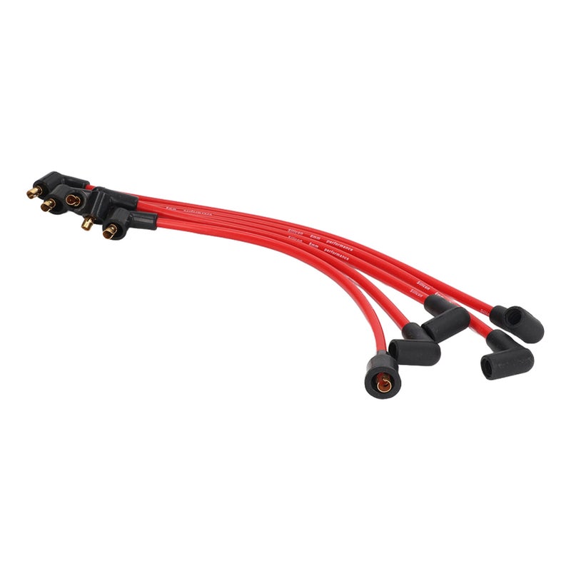 5Pcs 8mm Red Silicone HT Ignition Leads Spark Plug Wires Cables for MGB 1800cc Models - Image 3