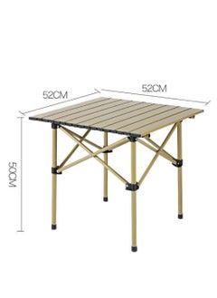 XiuWoo Camping Furniture Set,Portable Outdoor Folding Table and Chairs Set for Leisure Picnic, Multifunctional Foldable Travel Table and Moon Chairs Set Camping Table For Outdoor BBQ,Cooking,Party, Beach  - Image 3