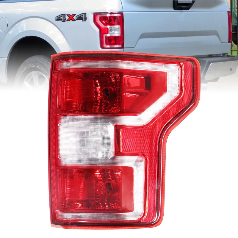 ضوء خلفي متوافق مع فورد F150 2018 2019 2020 من بواين F150 ضوء الفرامل لمصباح اللمبة والحزمة متضمنة استبدال JL3Z13404H