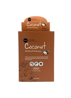 Celavi Cosmetics Celavi Facial Mask Set Korean Essence Sheet Masks 24pcs Coconut 