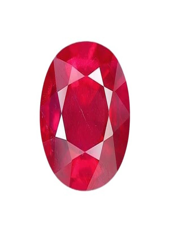 GEMS RIVER 2.00 Ratti Natural Spinal Ruby Stone Original Certified Ceylon Red Spinel Stone Rashi Ratan Bhagya Loose Gemstone (N113) - Image 1