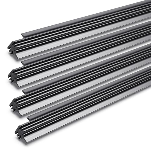 DYNOELS Wiper Blade Refill, 26 Inches, 8 mm Fit for Ford Mustang 2015-2024 Original Equipment Replacement Windshield Wipers 4 Pcs - Image 1