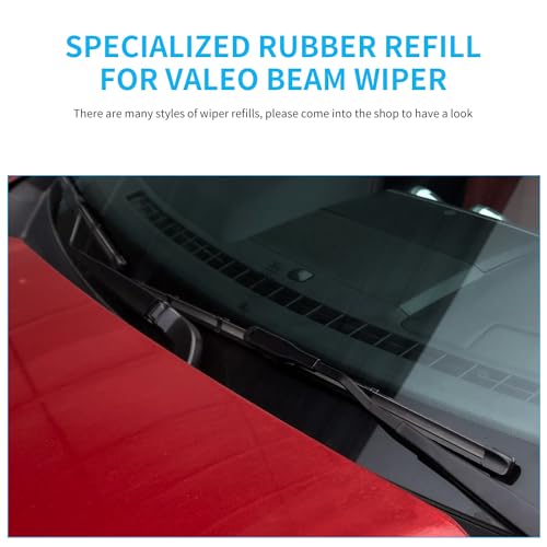 DYNOELS Wiper Blade Refill, 26 Inches, 8 mm Fit for Ford Mustang 2015-2024 Original Equipment Replacement Windshield Wipers 4 Pcs - Image 2
