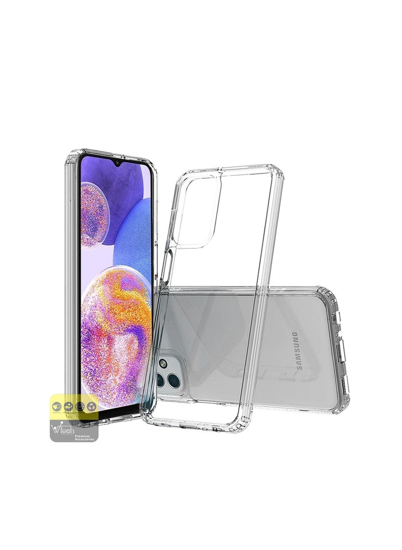 CHAPPELINE - Airbag Case Series Premium Transparent Airbag Shockproof Anti-Yellowing Case Cover For Samsung Galaxy A23 4G/5G Clear - Image 1
