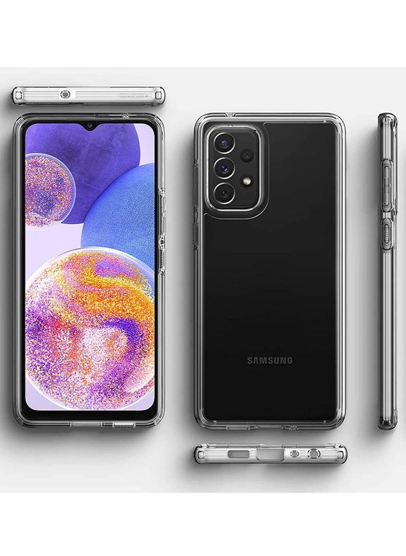 CHAPPELINE - Airbag Case Series Premium Transparent Airbag Shockproof Anti-Yellowing Case Cover For Samsung Galaxy A23 4G/5G Clear - Image 1