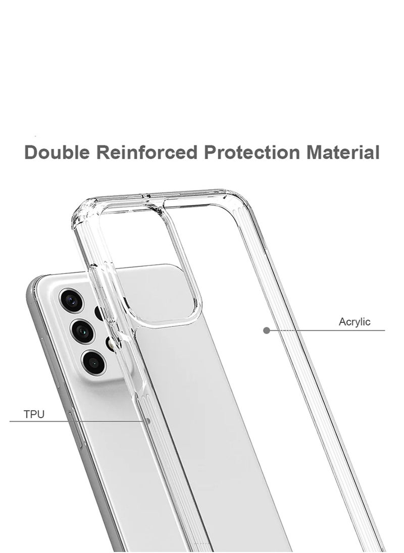 CHAPPELINE - Airbag Case Series Premium Transparent Airbag Shockproof Anti-Yellowing Case Cover For Samsung Galaxy A23 4G/5G Clear - Image 1