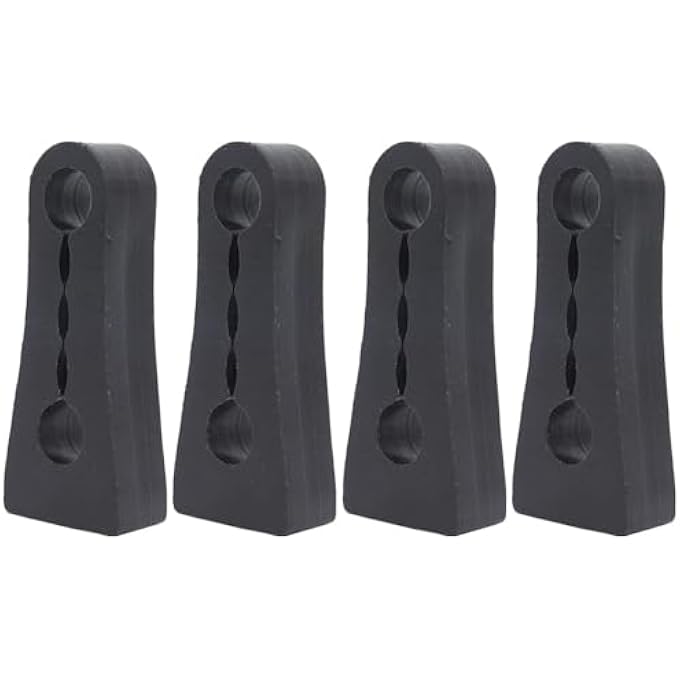 rayihni 4Pcs For Toyota Camry Xv30 Car Sound Deadener Damper Door Lock Buffer Shock Absorber 0118 Land Cruiser Prado J120 J150 Rav4 Xa20 - Image 1