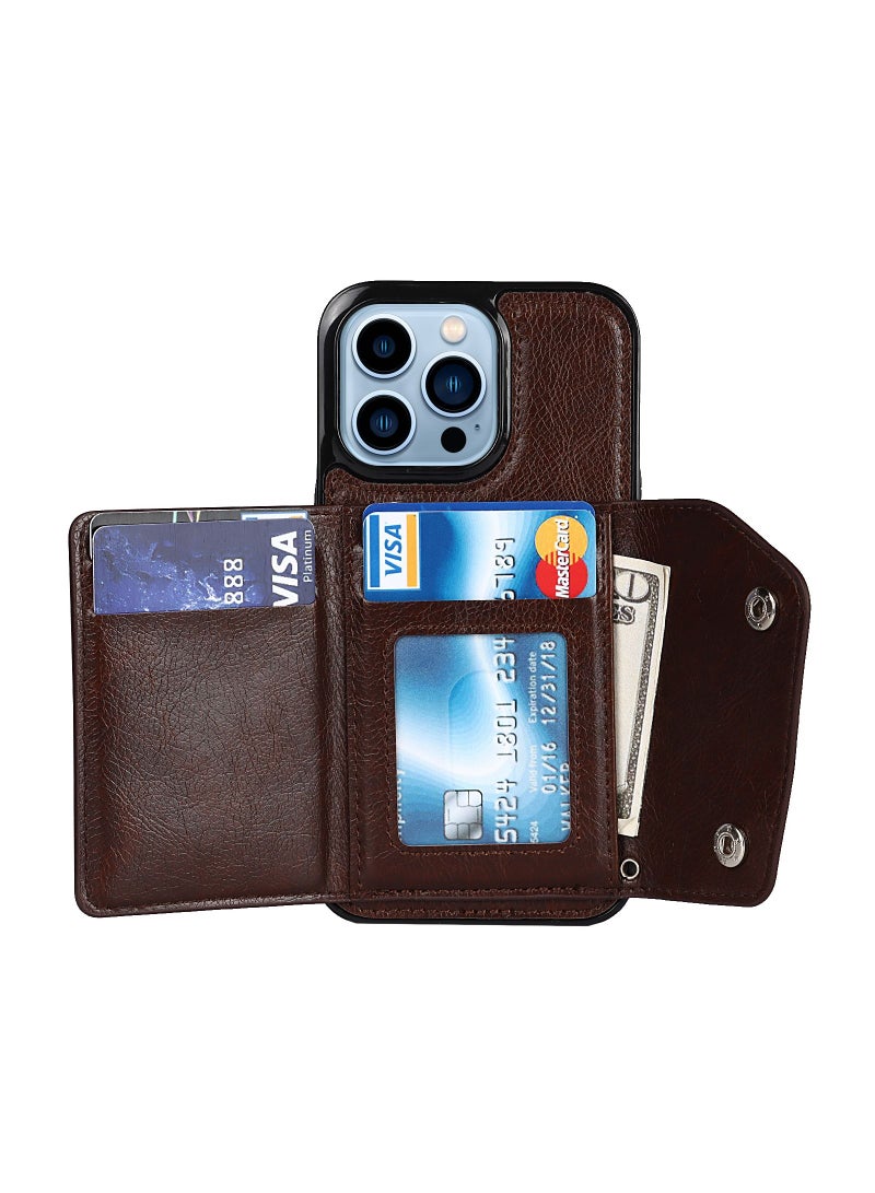 Suteni Leather Protective Back Cover Case Phone Case for iPhone - Image 4