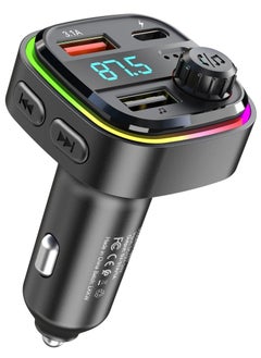 M83 Wireless Car Kit FM Transmitter - 2 USB output: 5V 3.1A+1A - FM frequency range: 87.5-108.0MHz