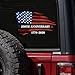 Vozekrod 2 Pack America 250th Anniversary 17762026 Car Window Decals American Flag Vinyl Stickers Weatherproof Fade Resistant Easy Peel and Stick for Car Truck SUV Laptop Gift - Image 2