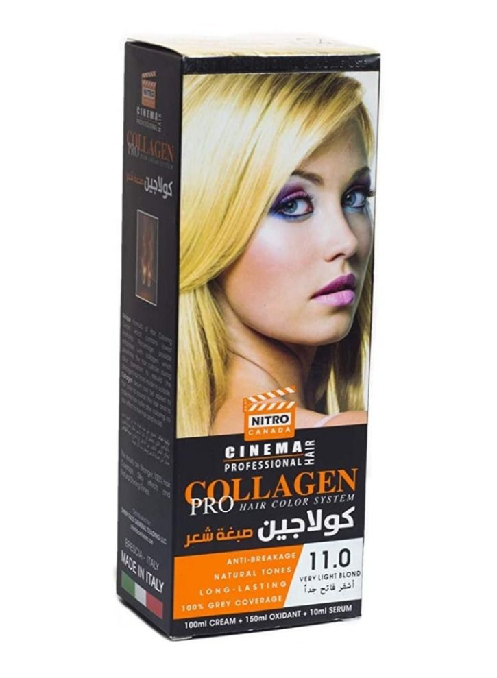 نيترو كندا صبغة شعر أشقر فاتح جدا 11.0