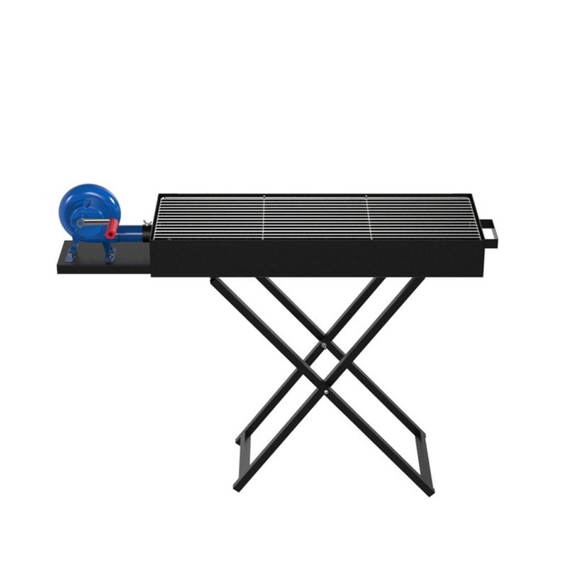 DANUBE HOME Inferno Portable Campfire Bbq, Black, Sleek Grill, Steel ,For Outdoor Grilling, Barbecuing, Roasting, Searing, Family Cookouts, Weekend Gatherings - Image 3