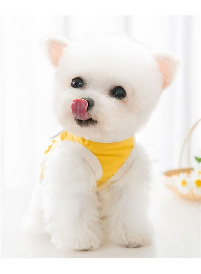 Summer Wear Ohana Vest T-shirt With Petal Collar And Sunflower Sling Bag For Cats Dogs And Other Pets - Image 5