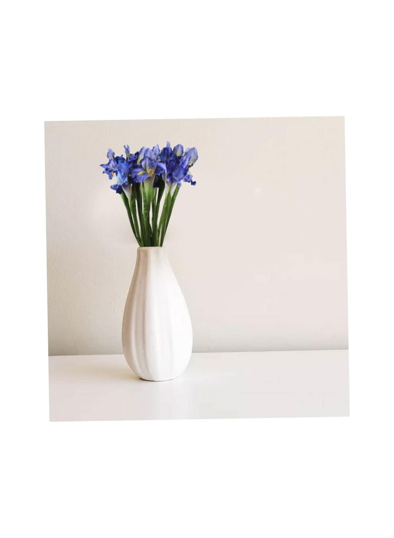 GGOOT Artificial Bundle, 3PCS Long Stems Iris Silk Flowers Branch, Artificial Flowers, Fake Flower Bouquet for Wedding Party Decoration - Image 1