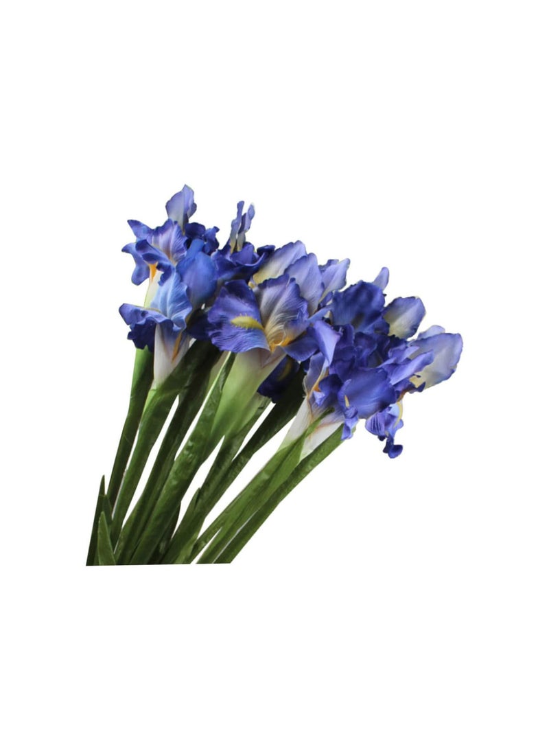 GGOOT Artificial Bundle, 3PCS Long Stems Iris Silk Flowers Branch, Artificial Flowers, Fake Flower Bouquet for Wedding Party Decoration - Image 2