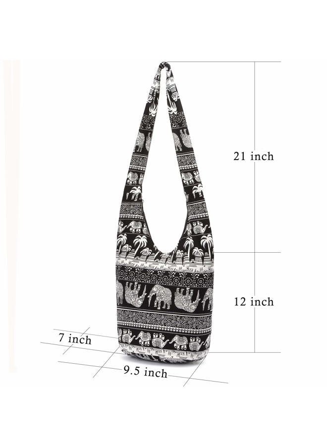 Coton Pose Women Hand Fashion canvas Crossbody Bags Bohemian Animal Prints Hobo Bags - Image 3