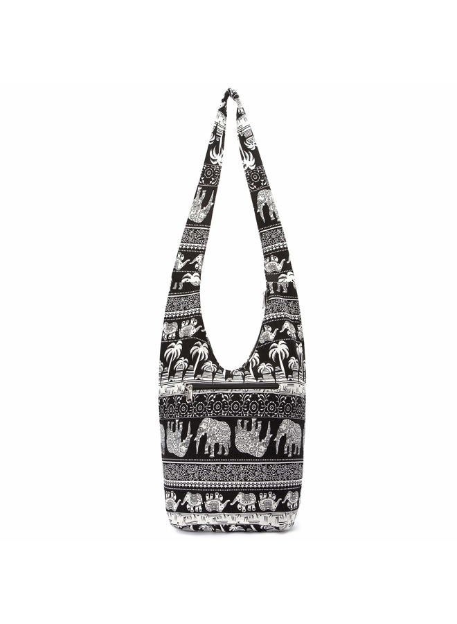 Coton Pose Women Hand Fashion canvas Crossbody Bags Bohemian Animal Prints Hobo Bags - Image 5