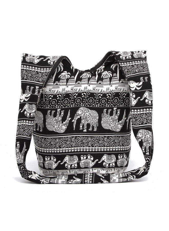 Coton Pose Women Hand Fashion canvas Crossbody Bags Bohemian Animal Prints Hobo Bags - Image 2