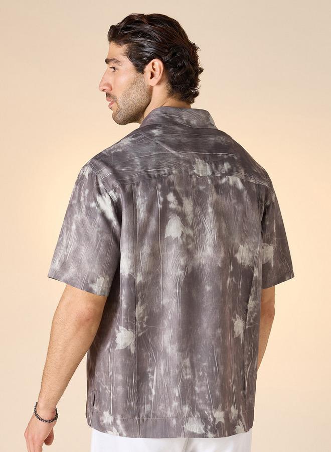 ايكونيك قميص مطبوع بالكامل بأكمام قصيرة - Image 3