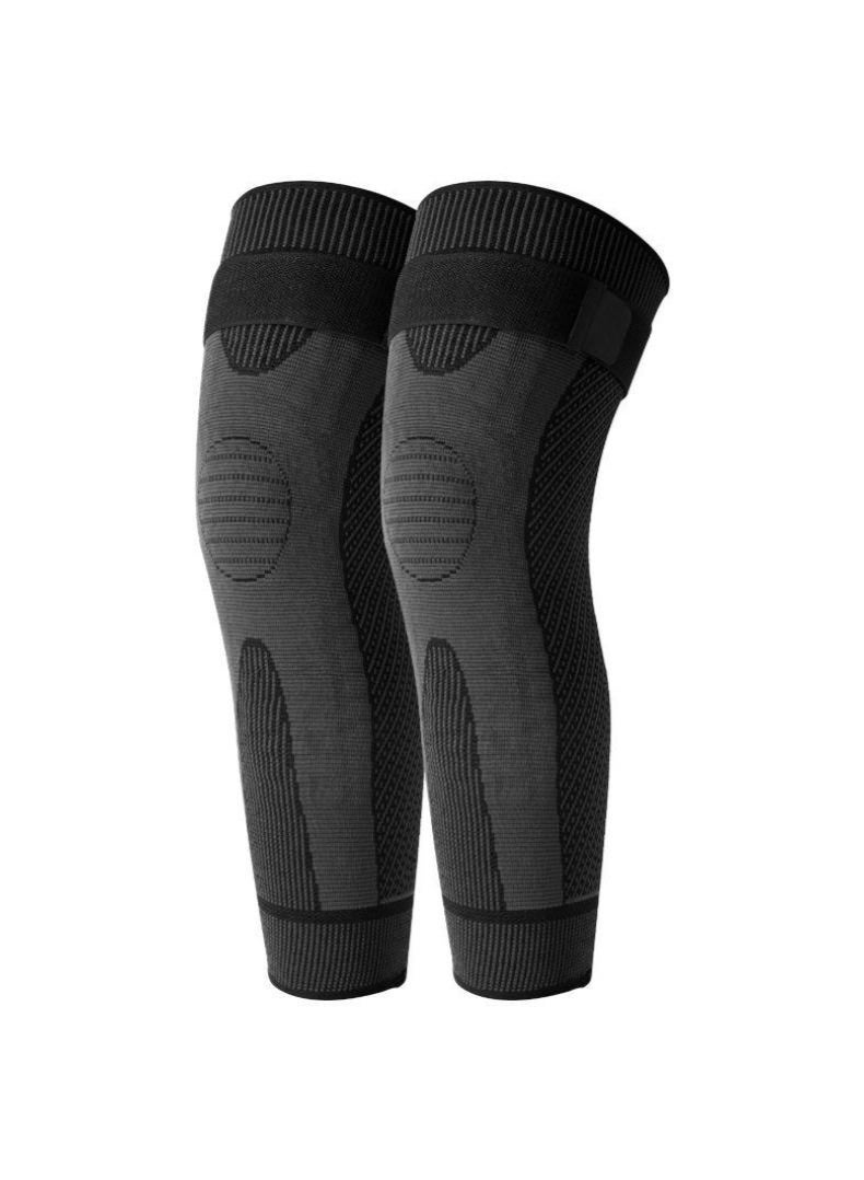 NOOA Leg Compression Sleeve Full Leg 2 Pack Long Self-Heating Knee Brace for Men Women Knee Support Protector for Running Weightlifting Workout and other Sport Size XL - Image 2