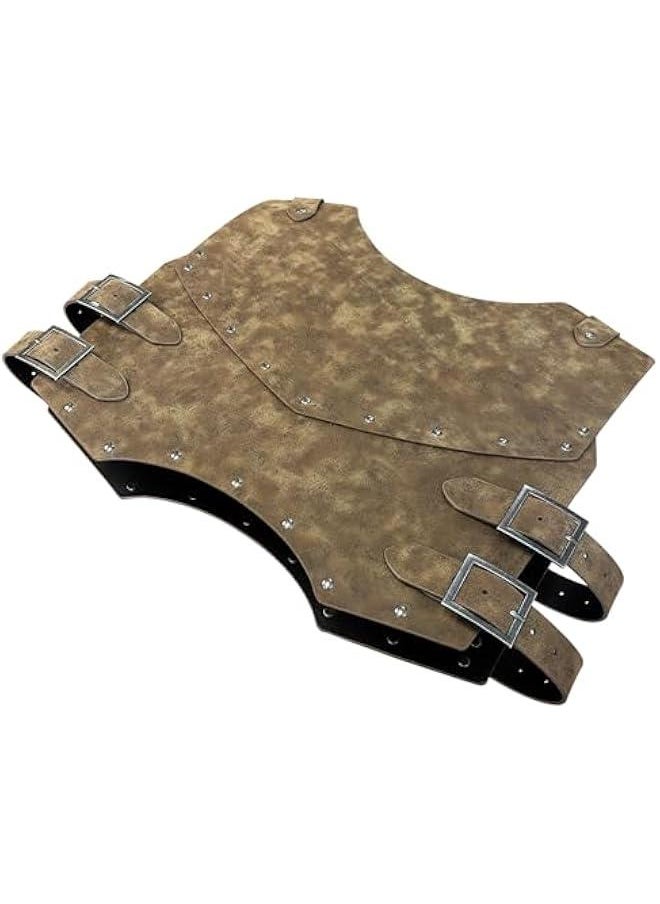 Generic - Medieval Faux Leather Chest Armor, Retro Mercenary Knight Archer Body Armor, Adjustable Vest Armour for Ren Faire - Image 1