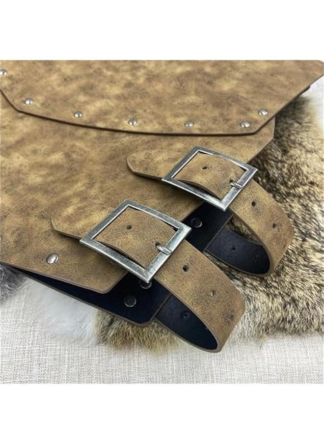 Generic - Medieval Faux Leather Chest Armor, Retro Mercenary Knight Archer Body Armor, Adjustable Vest Armour for Ren Faire - Image 1
