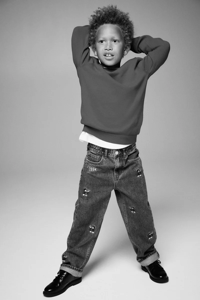 اتش اند ام كنزة من القطن