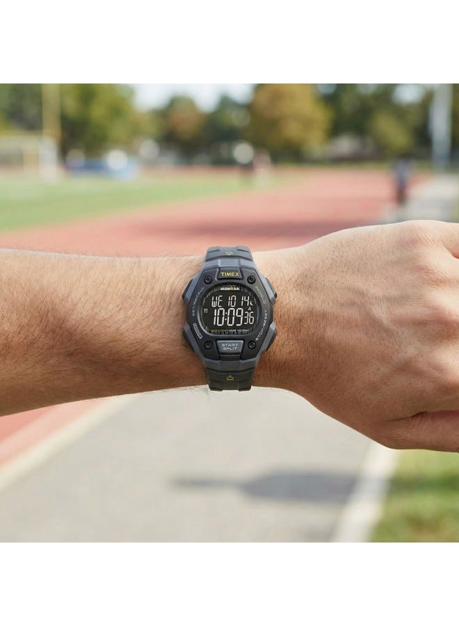 TIMEX Men's IRONMAN Classic 30 38mm Watch – Gray & Black Case Negative Display with Black Resin Strap TW5M18700 - Image 2