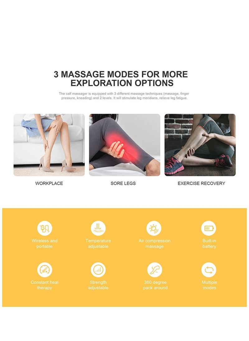 HAVIT Portable Calf Massager ,Wireless , Air Compression Massage - Image 3