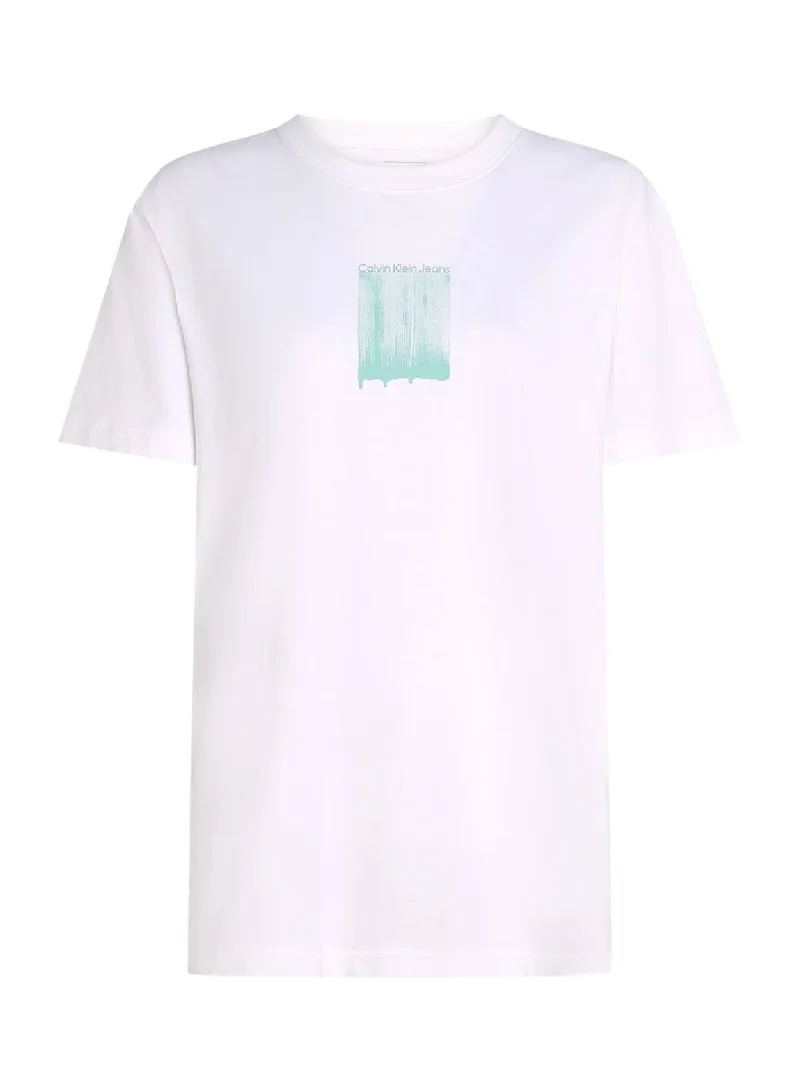 Calvin Klein Jeans Brush Stroke Graphic T-Shirt