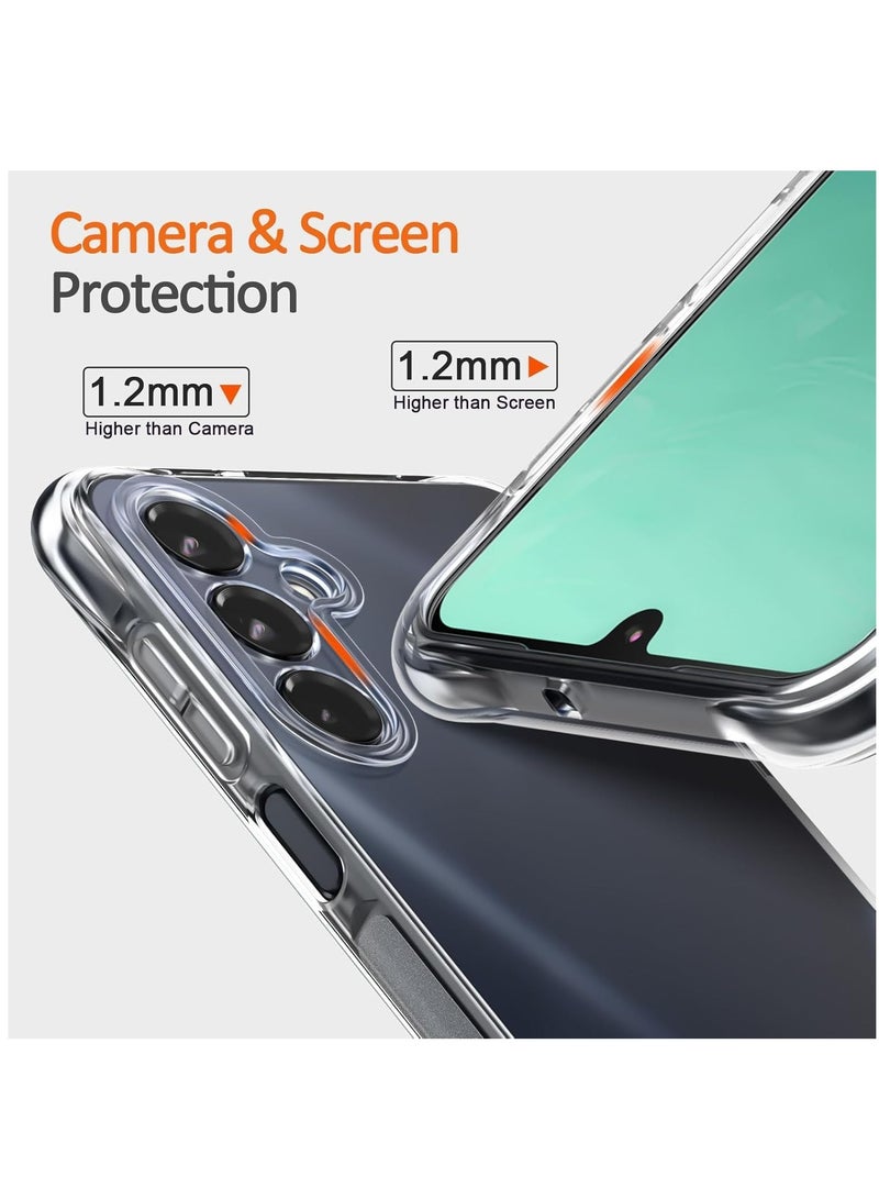 Fankalo غطاء هاتف لجهاز Samsung Galaxy A16 شفاف كريستالي فائق النحافة مضاد للخدش مقاوم للصدمات غطاء خلفي من TPU - Image 3