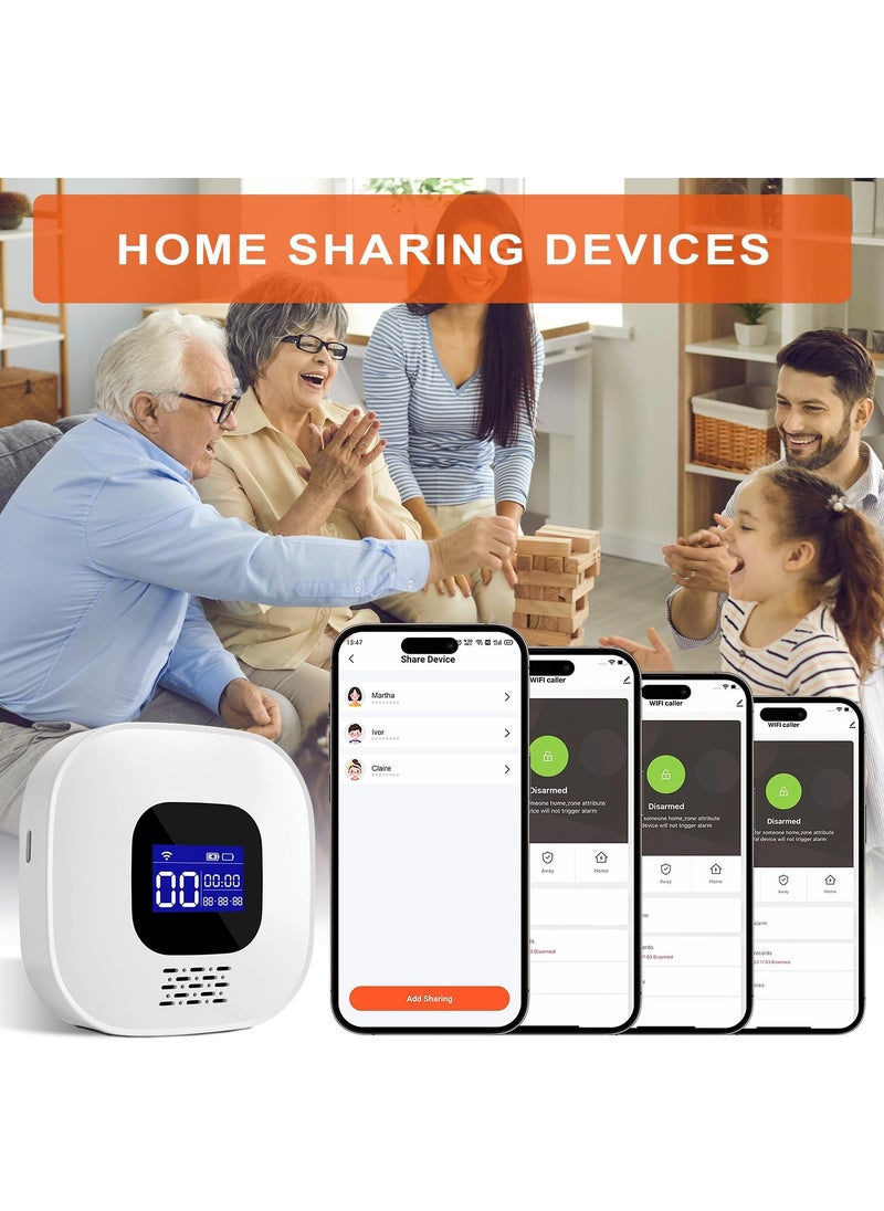 XiuWoo - Wireless Caregiver Pager with Smart Call System Call Buttons for Elderly Monitoring, Life Alert System for Seniors, 4 SOS Panic Button 1 Receiver - Image 1