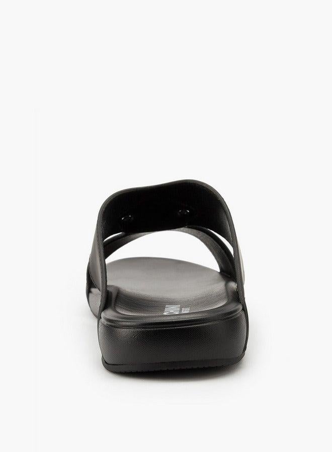 DUCHINI Men's Textured Slip-On Arabic Sandals - Image 5