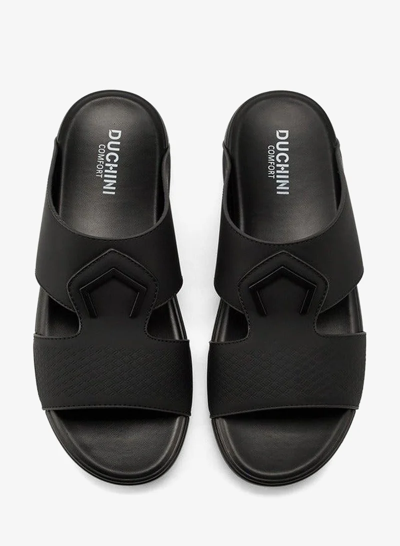 دوتشيني صنادل رجالية سهلة الارتداء بنقوش