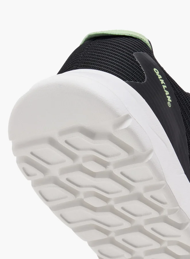 Oaklan by Shoexpress Boys Logo Detail Sports Shoes with Hook and Loop Closure