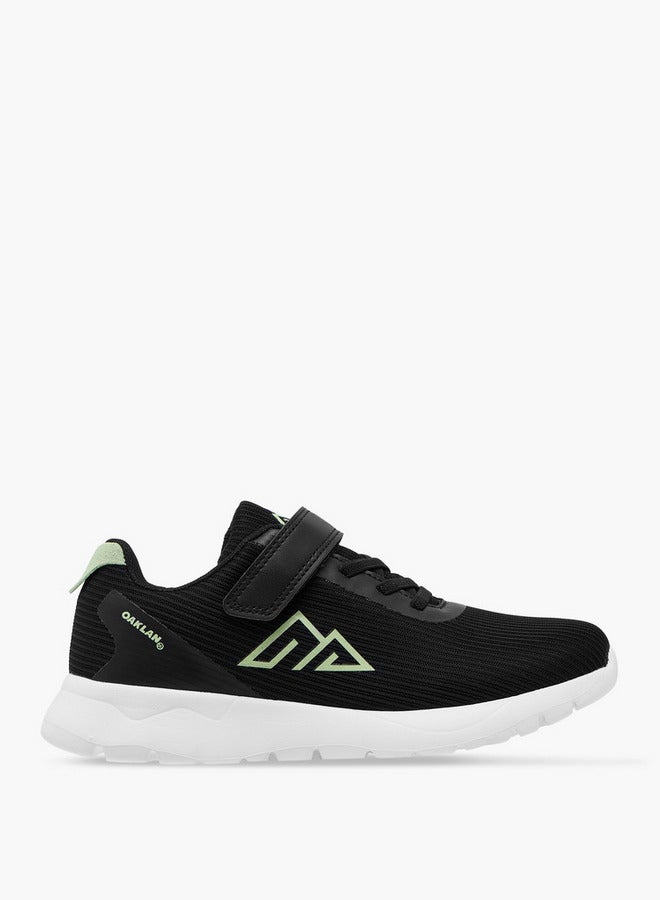 Oaklan by Shoexpress Boys Logo Detail Sports Shoes with Hook and Loop Closure  - Image 3