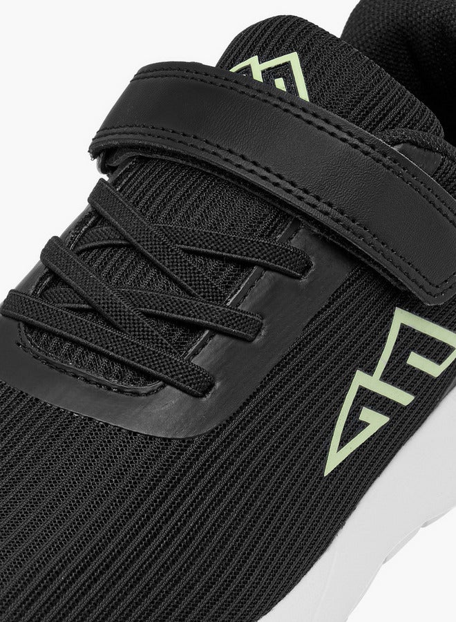 Oaklan by Shoexpress Boys Logo Detail Sports Shoes with Hook and Loop Closure  - Image 4