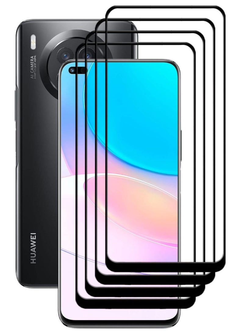 ACLIX 4 Pieces Antistatic ESD Dustproof Premium Quality High Definition Tempered Glass Screen Protector Designed For Huawei nova 8i - Image 1