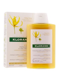 Klorane Nourishing Shampoo with Ylang-Ylang Wax, Sun Exposure and UV Protection, Removes Salt, Sand, Chlorine, Sunscreen Build-up 200ml  - Image 1