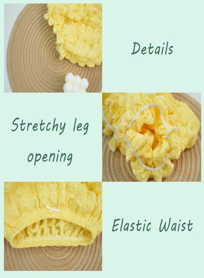 oweve 4 Pack Diaper Cover - Baby Bloomers, Ruffle Cute Baby Girl Shorts, Briefs - Panties Underwear for Toddler Girls - Image 4