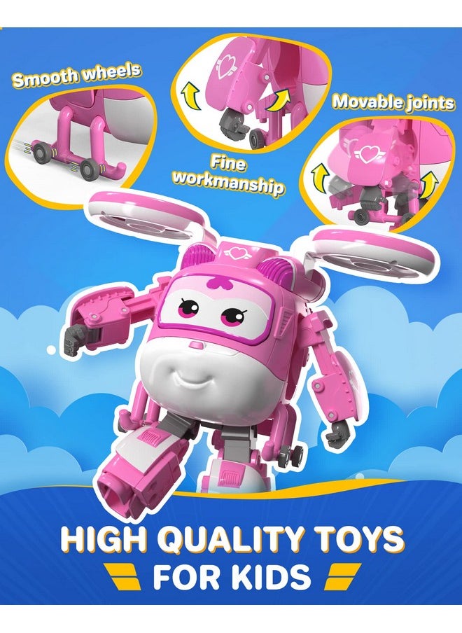 5" Transforming Supercharged Dizzy Airplane Toys, Action Figure Plane To Robot, Suitable For 3 4 5 Years Old Kids, Fun Flying Toy Plane For Preschool Boys And Grls, Birthday Gifts, Pink - pzsku/ZC0522DF09C1685F2F7B1Z/45/_/1722596584/e1263616-7e64-4e81-864f-a3e60f5972a9