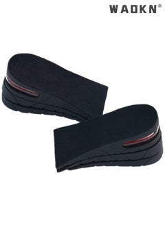 WAOKN 2 Pairs Height Increase Insole 3-Layer Air Cushion Heel Insert Lift Shoes Insole Breathable Adjustable Lifts Increased for Men and Women Half Elevator Insole (Half Pad)  - Image 5