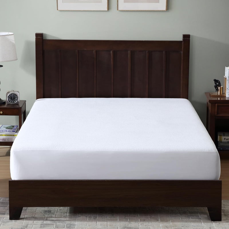 ClevaHome Twin Size 100% Waterproof Mattress Protector, Deep Pockets Fits up to 18 Inches, Soft Breathable Noiseless Terry Cover, Machine Washable - Image 4