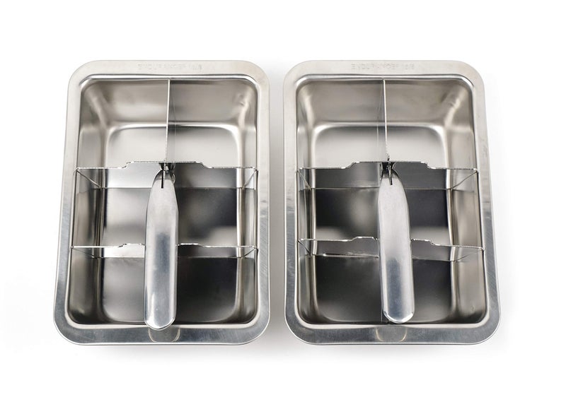 RSVP International RSVP Endurance Stainless Steel Large Cube Ice Tray Set of 2 