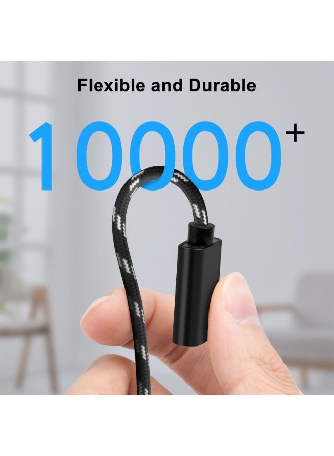 هيدفانا 2 قطعة محول USB C إلى A 3.0 كابل USB OTG صغير 2 في 1 ذكر أنثى محول مضفر 2 في 1 - Image 3